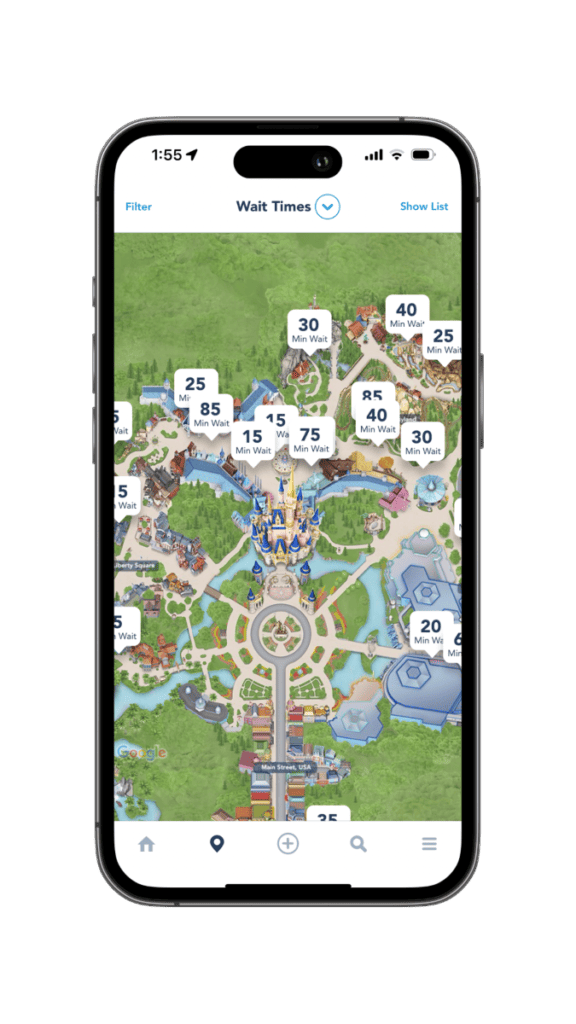 My Disney Experience app as a part of the Disney World Guide for First Timers
