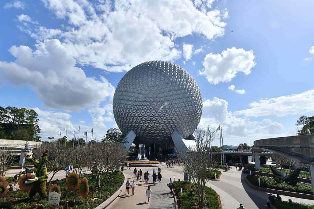 Spaceship Earth in Epcot at Disney World