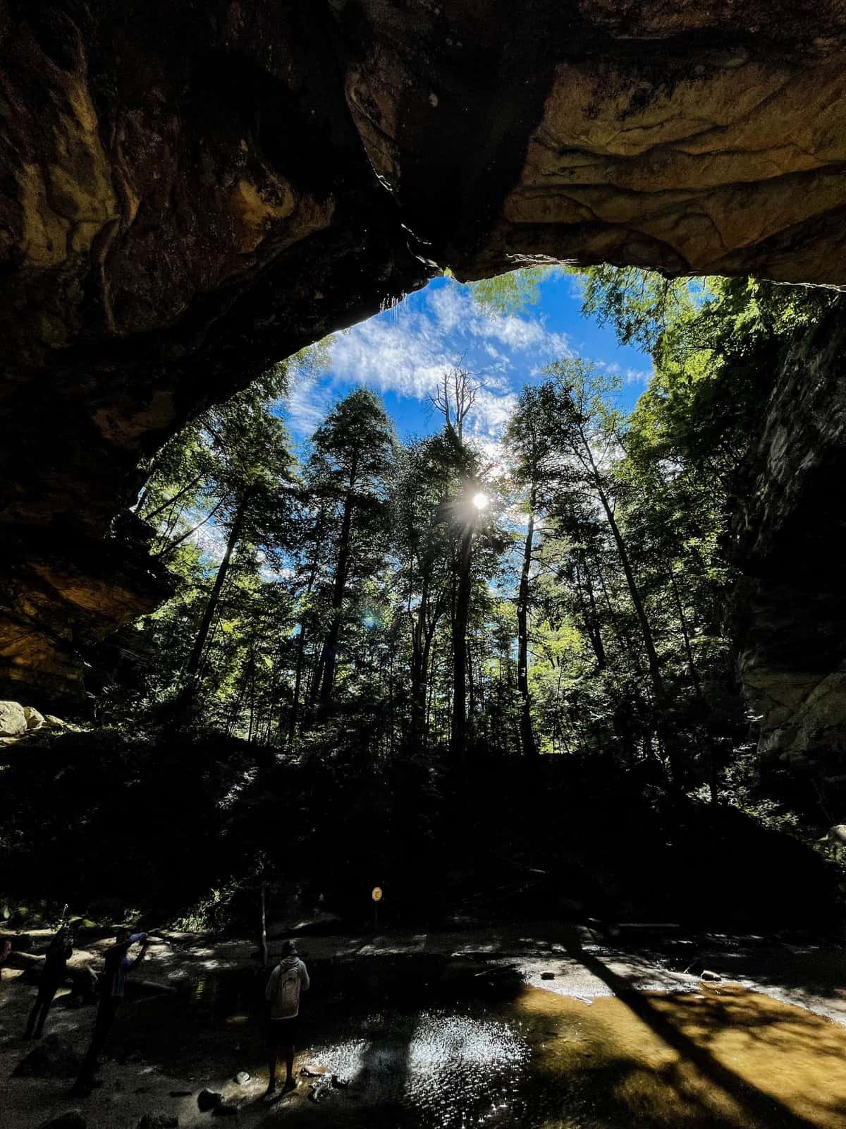 Ash Cave at Hocking Hills State Park in Ohio