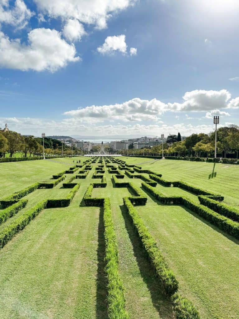 Hedges at Parque Eduardo VII in Lisbon
