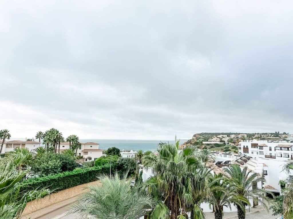 View from room at Belmar Spa & Beach Resort in Lagos, Portugal