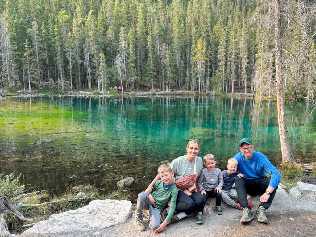Grassi Lakes hike with kids